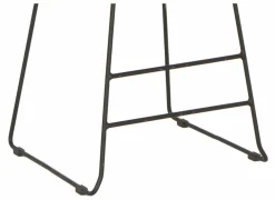 Barstoel Diavola ZH76cm - kunststof - zwart