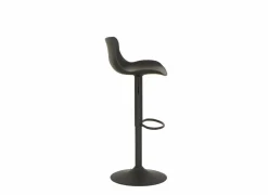 Barstoel Dune ZH57-78cm - kunststof - zwart