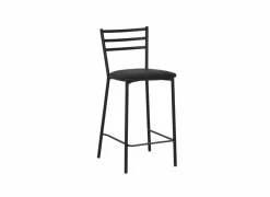 Barstoel Romy ZH65cm - stof - traffic black