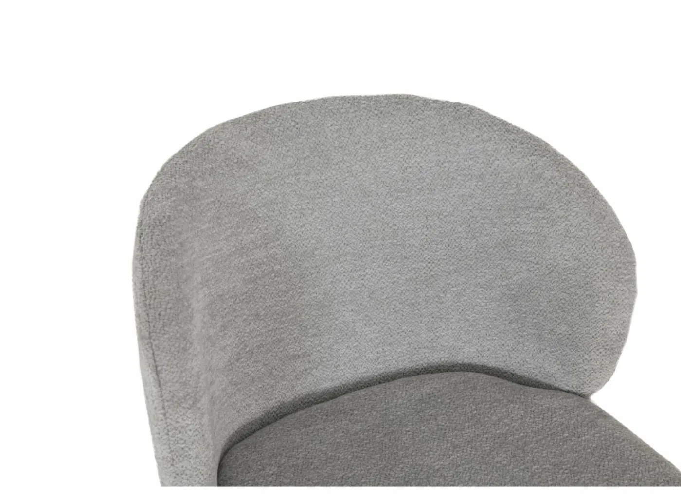 Barstoel Shell ZH65cm - stof - grijs