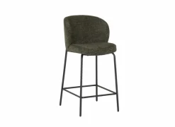 Barstoel Shell ZH65cm - stof - groen
