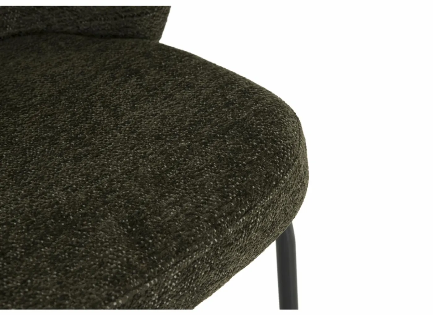 Barstoel Shell ZH65cm - stof - groen