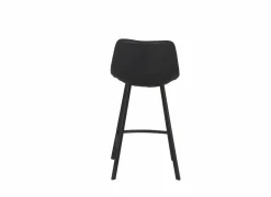 Barstoel Spartacus ZH65cm - bonded leather - zwart