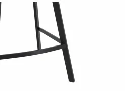 Barstoel Spartacus ZH65cm - bonded leather - zwart