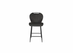 Barstoel Travis ZH66,5cm - stof - zwart