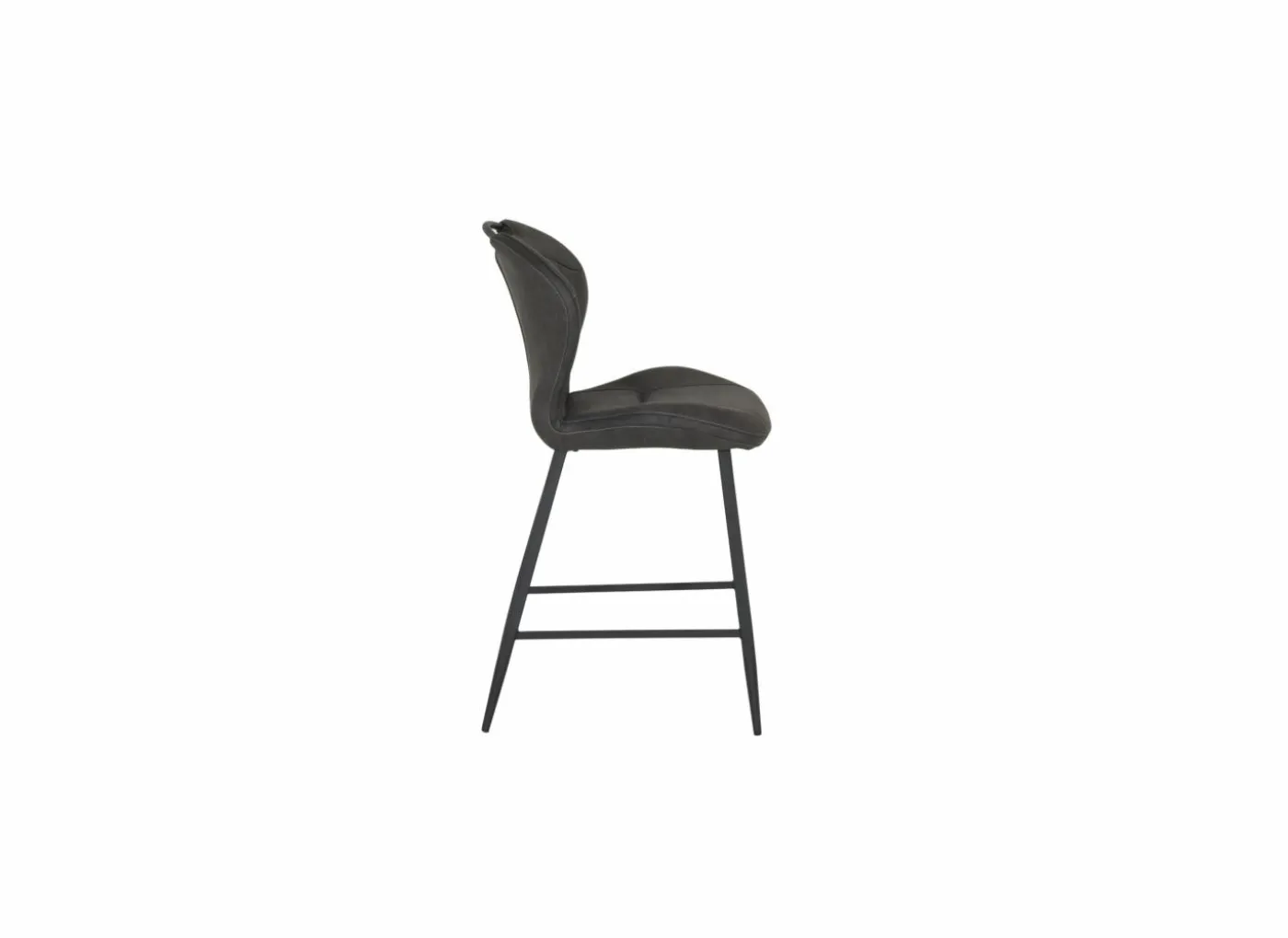 Barstoel Travis ZH66,5cm - stof - zwart