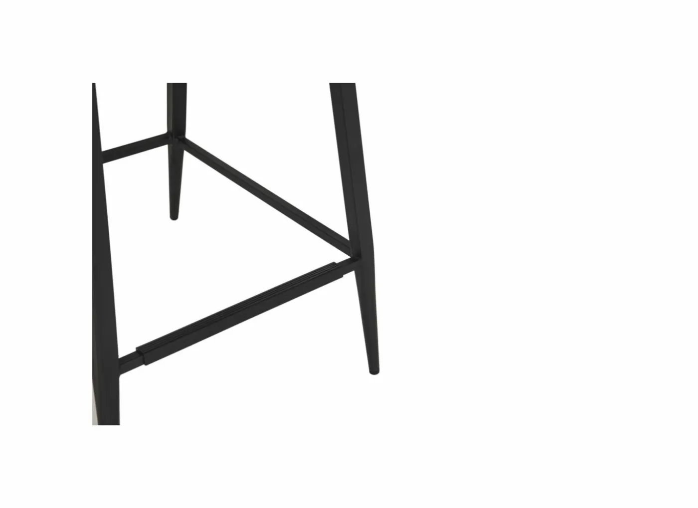 Barstoel Travis ZH66,5cm - stof - zwart