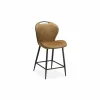 Barstoel Travis ZH66,5cm - stof - cognac