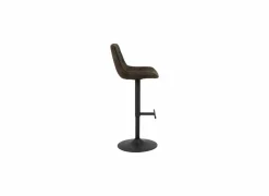 Barstoel ZH65-86cm - stof - antraciet