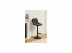 Barstoel ZH65-86cm - stof - antraciet