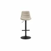 Barstoel ZH65-86cm - stof - beige