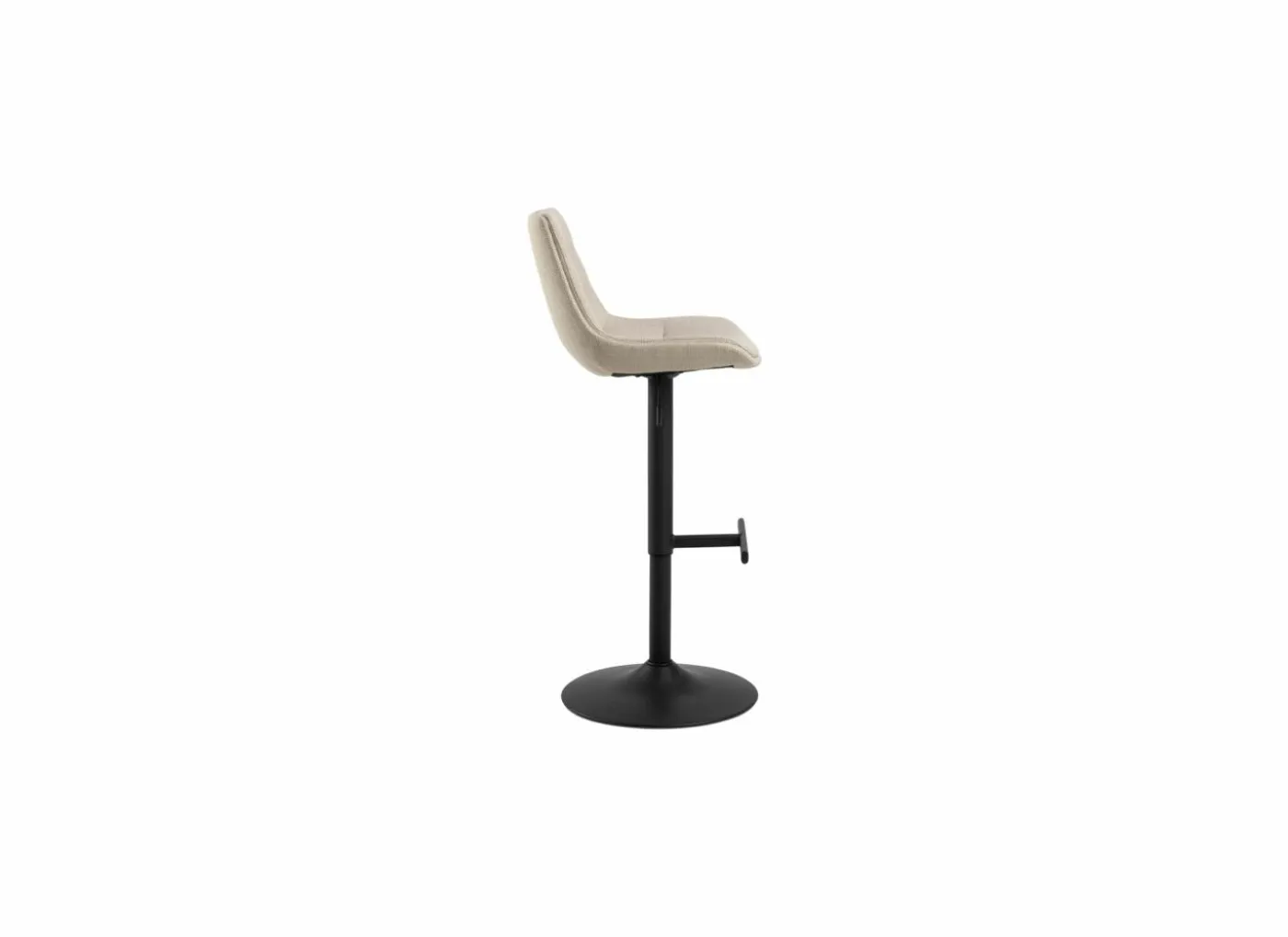 Barstoel ZH65-86cm - stof - beige