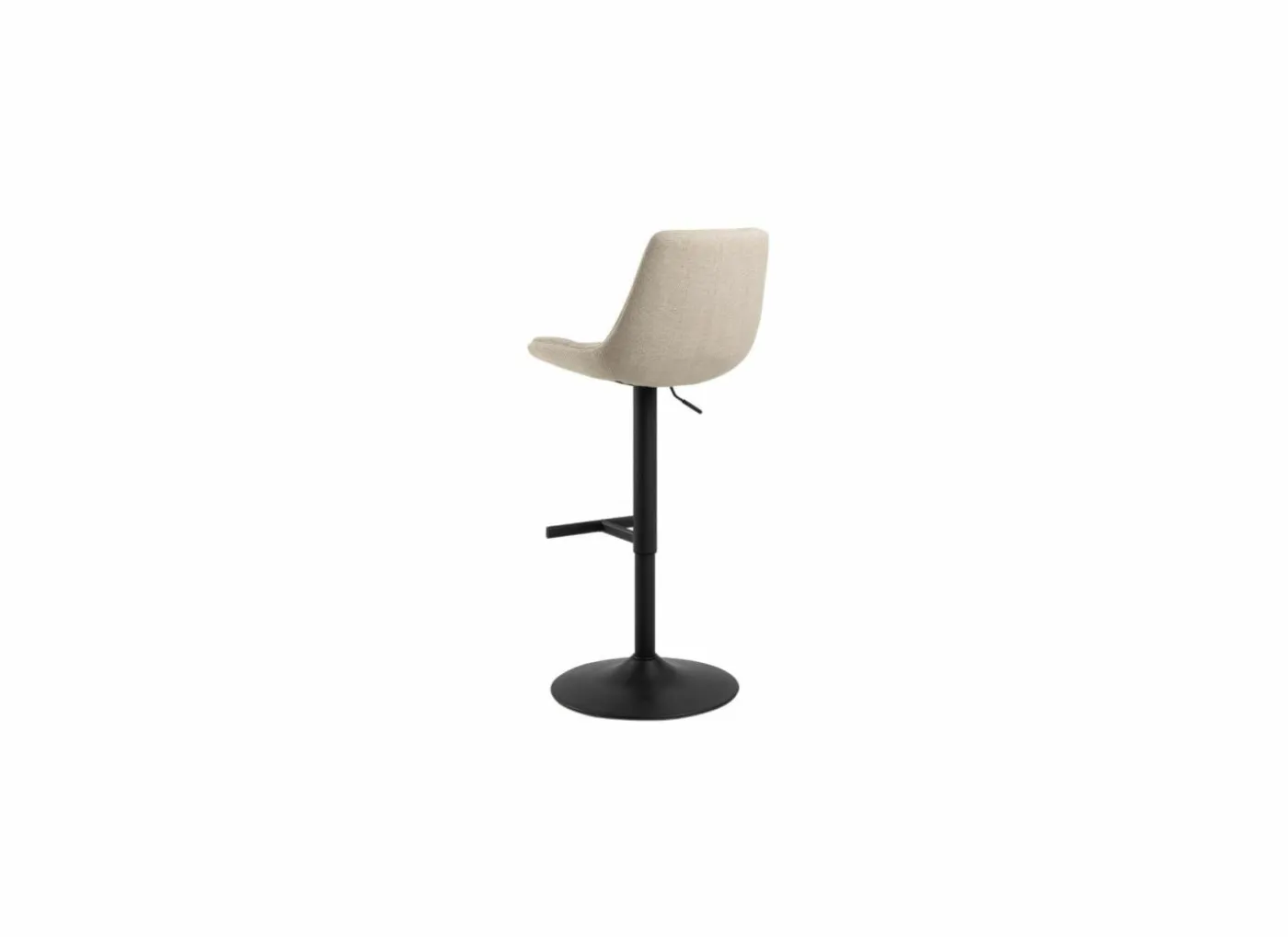 Barstoel ZH65-86cm - stof - beige