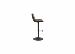 Barstoel ZH65-86cm - stof - bruin