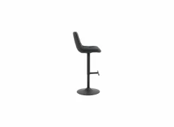 Barstoel ZH65-86cm - stof - donkergrijs