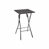 Bartafel Plooibaar 60x60cm - MDF - zwart