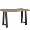 Bartafel 150x90cm - decor - bruin & zwart