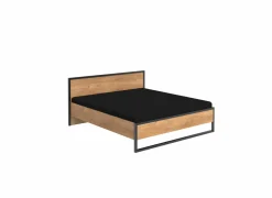 Bed Detroit 160x200cm - decor - planke & raw steel