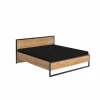 Bed Detroit 180x200cm - decor - planke & raw steel
