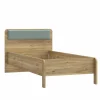 Bed Hoa 90x200cm - decor - mauvella eik & groen