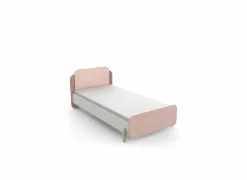 Bed Jade 90x200cm - decor - mat roze & mat wit