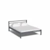 Bed King 180x200cm - metaal - mat antraciet