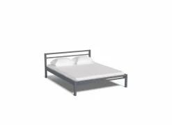 Bed King 140x200cm - metaal - mat antraciet