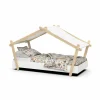 Bed Lodge 90x200cm - MDF - wit