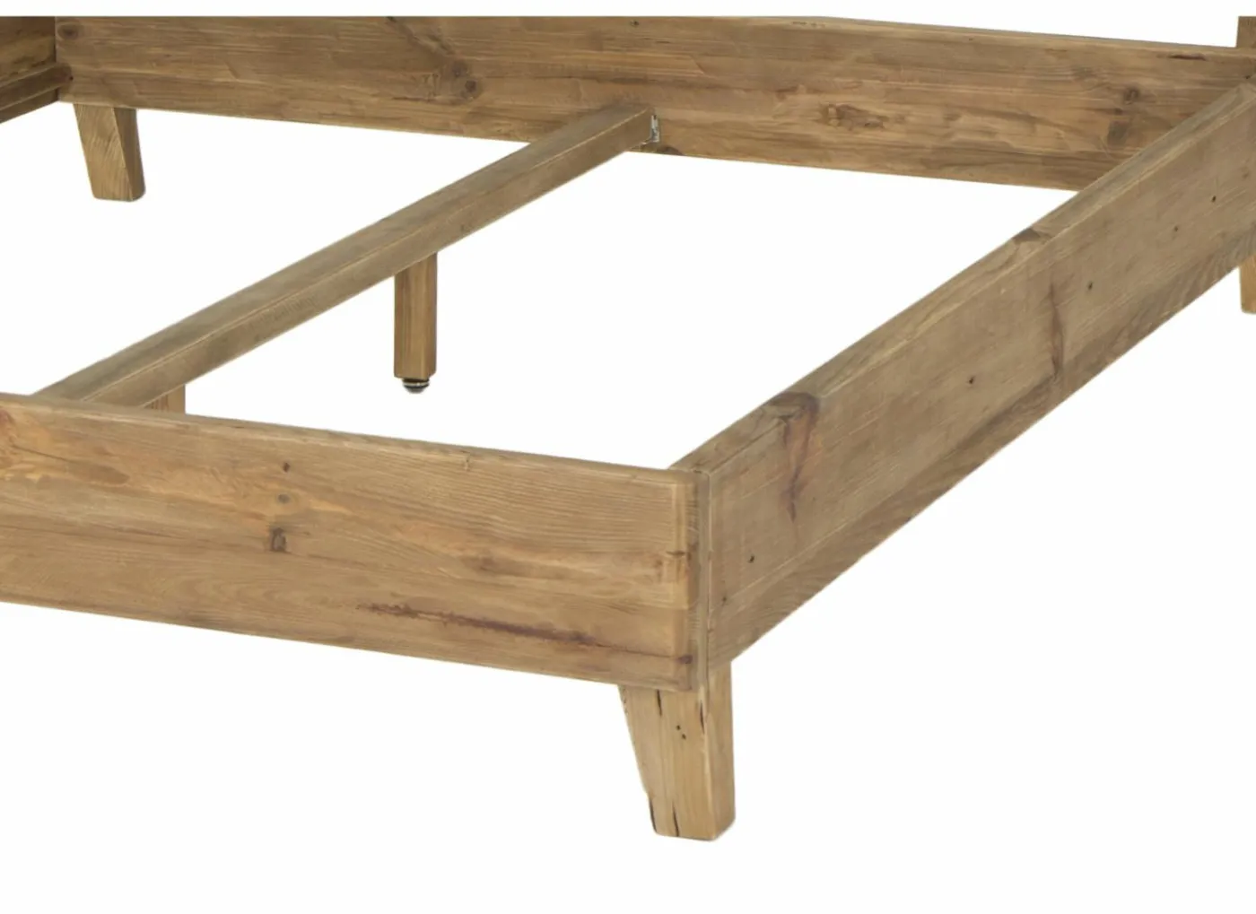 Bed Opium 180x200cm - gerecycleerd den massief - naturel