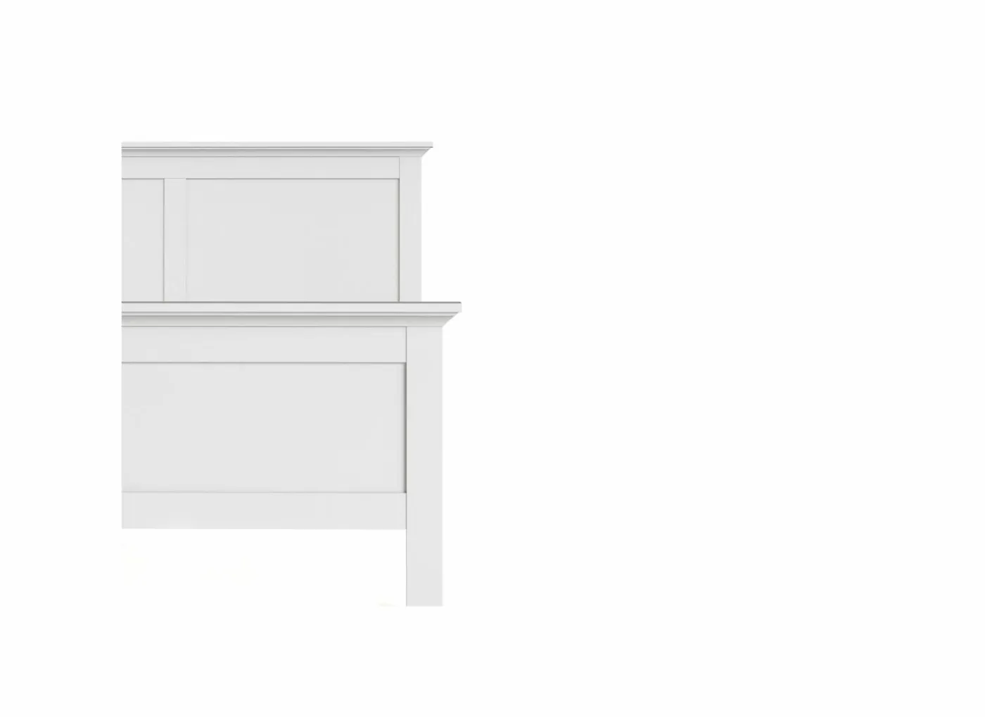 Bed Paris 160x200cm - decor - wit