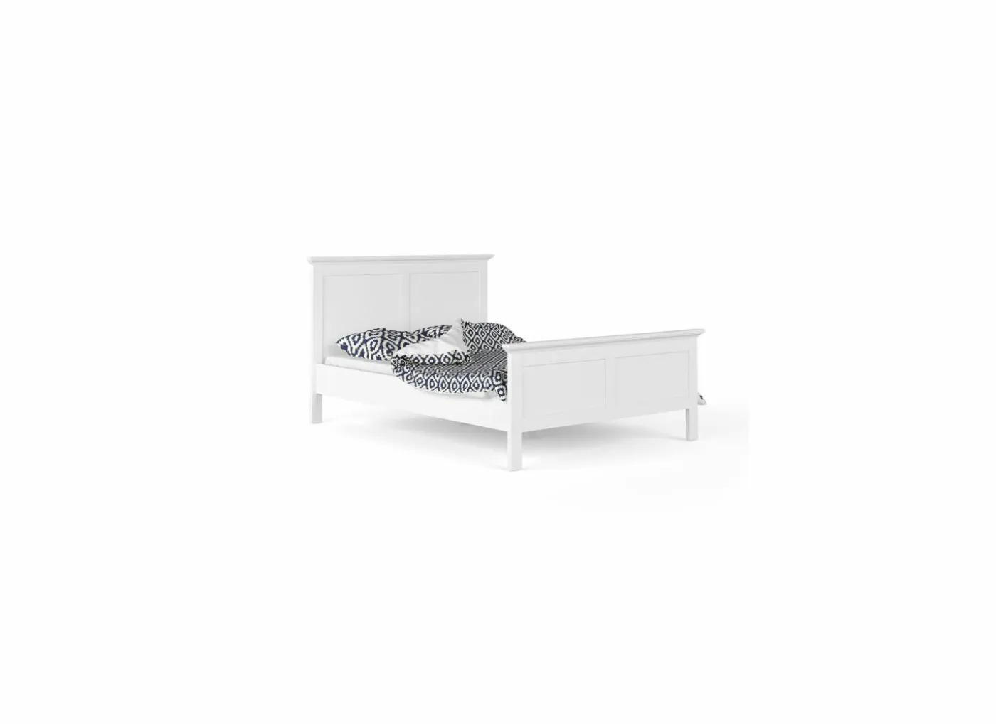Bed Paris 140x200cm - decor - wit