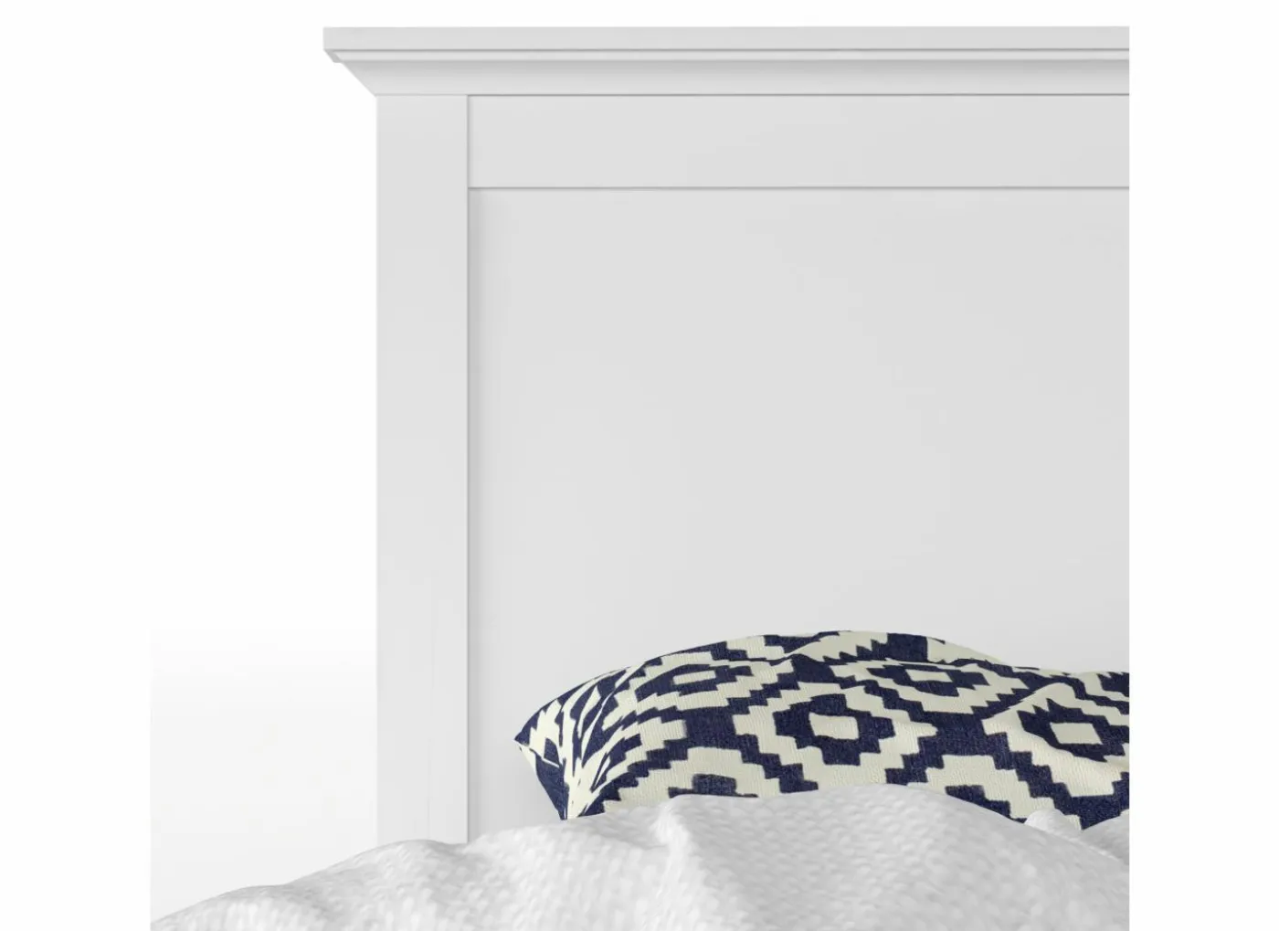 Bed Paris 140x200cm - decor - wit