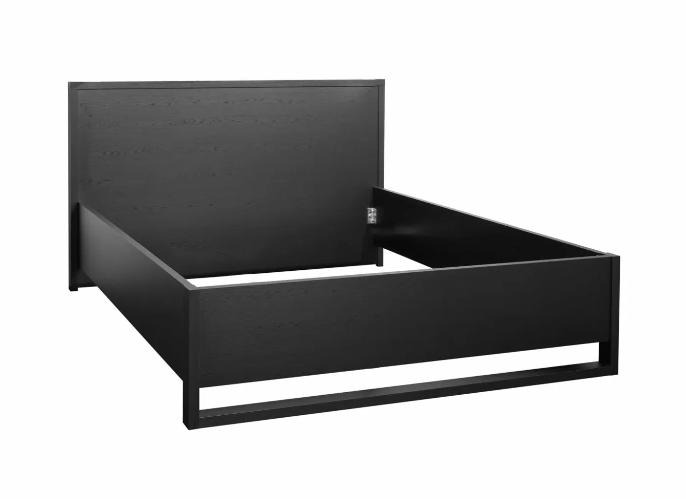 Bed Rosie 140x200cm - melamine - nox zwart