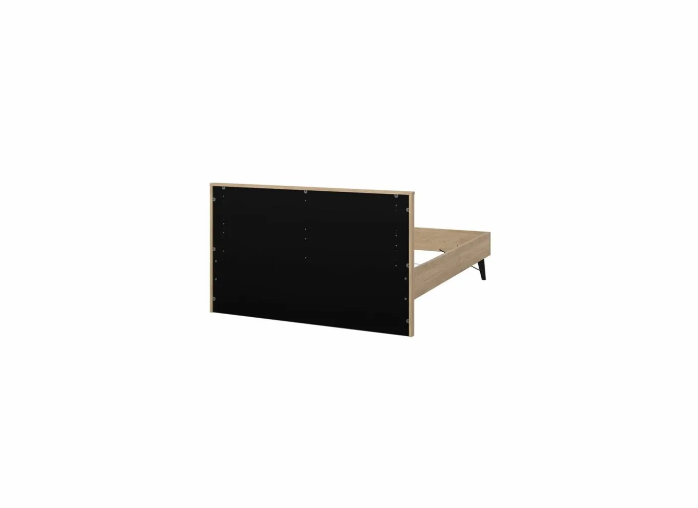 Bed Ry 140x200cm - decor - bruin & zwart