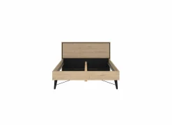 Bed Ry 140x200cm - decor - bruin & zwart