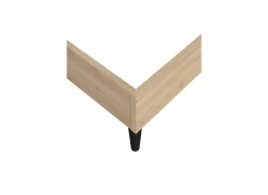 Bed Ry 160x200cm - decor - bruin & zwart