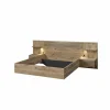Bed Tanya 140x200cm - decor - canyon oak & elegant black