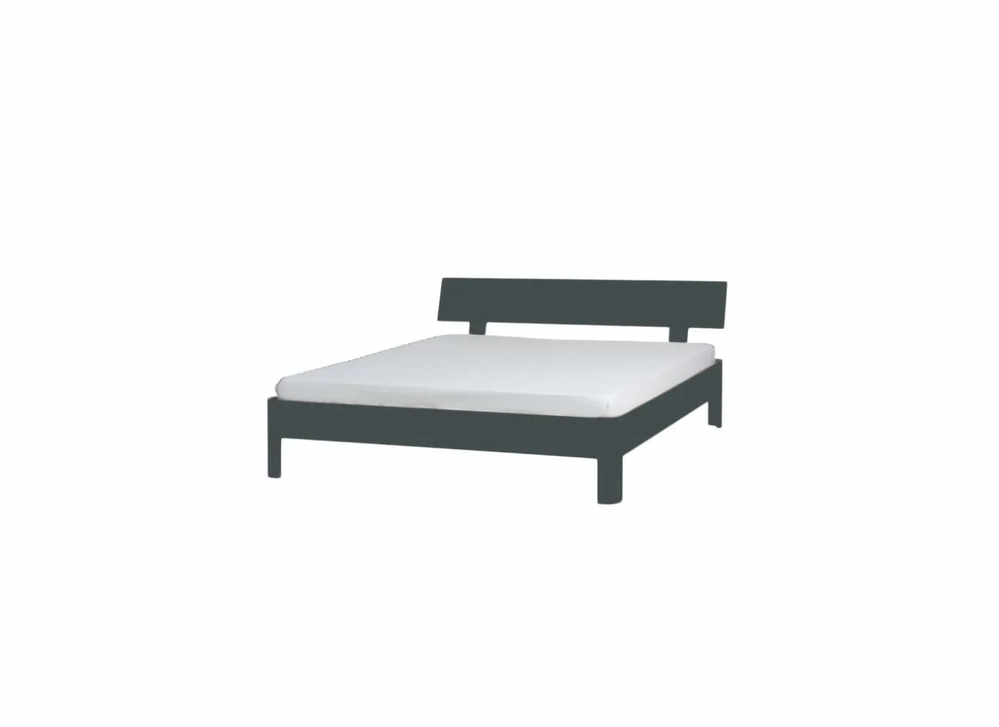Bed Ventoux 180x200cm - decor - donkergrijs
