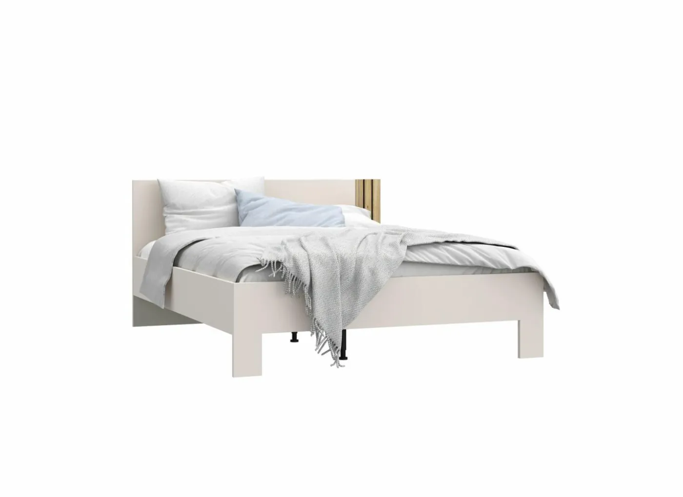Bed Waikato 160x200cm - decor - mauvella eik & zand