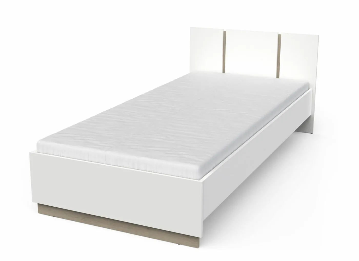 Bed Watson 90x200 - decor - kronberg eik & wit