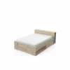 Bed 140x200cm - decor - kronberg eik met opbergruimte