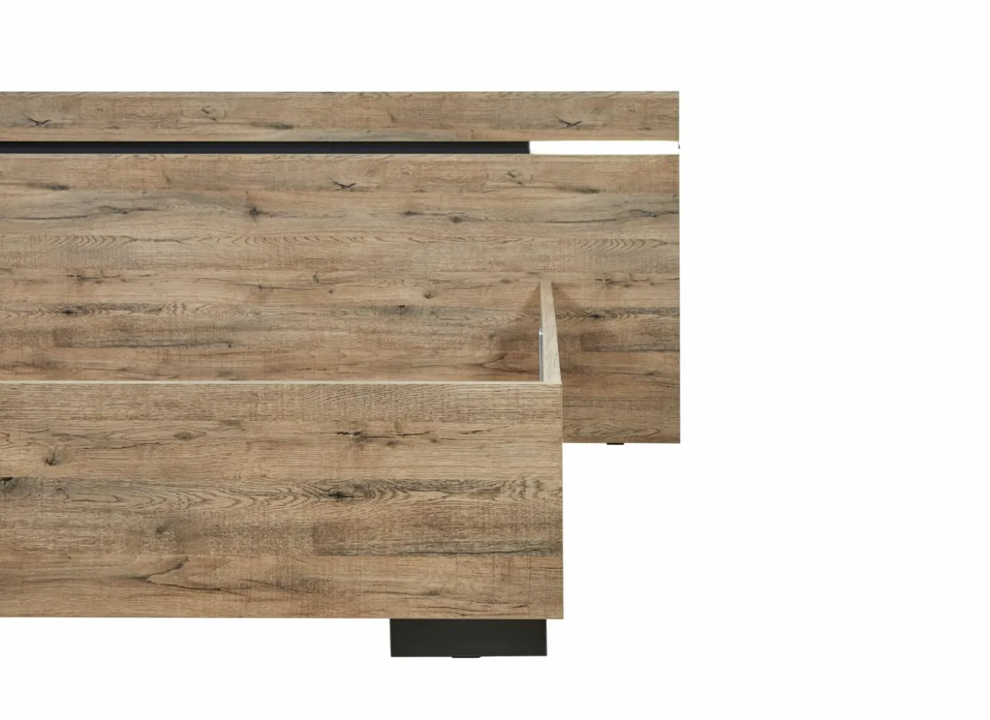 Bed 160x200cm - decor - scarlet eik