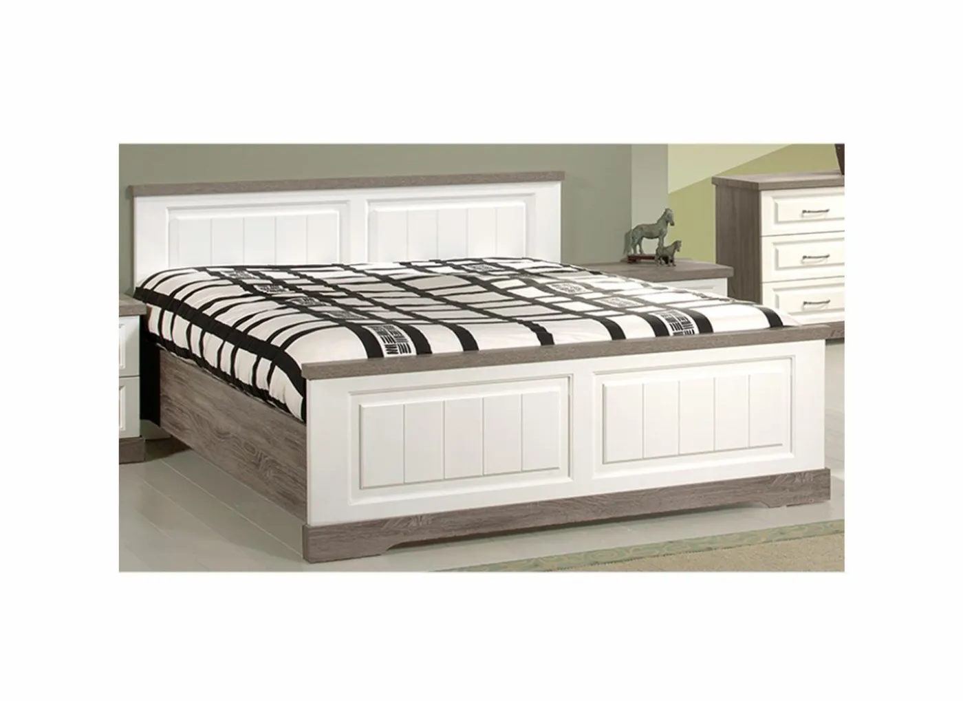 Bed 140x200cm - decor - truffel & porcelein
