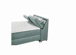 Bedbox Atlantis 140x200cm - stof - munt met opbergruimte