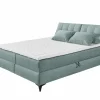 Bedbox Atlantis 180x200cm - stof - munt met opbergruimte
