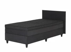 Bedbox BOX53 90x200cm - stof - antraciet