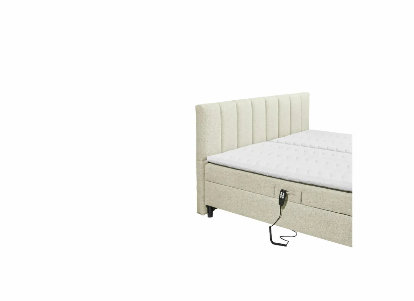 Bedbox Miralindo 160x200cm - stof - nordic linen elektrisch