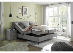 Bedbox Miralindo 180x200cm - stof - nordic ash elektrisch