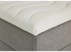 Bedbox Miralindo 180x200cm - stof - nordic ash elektrisch