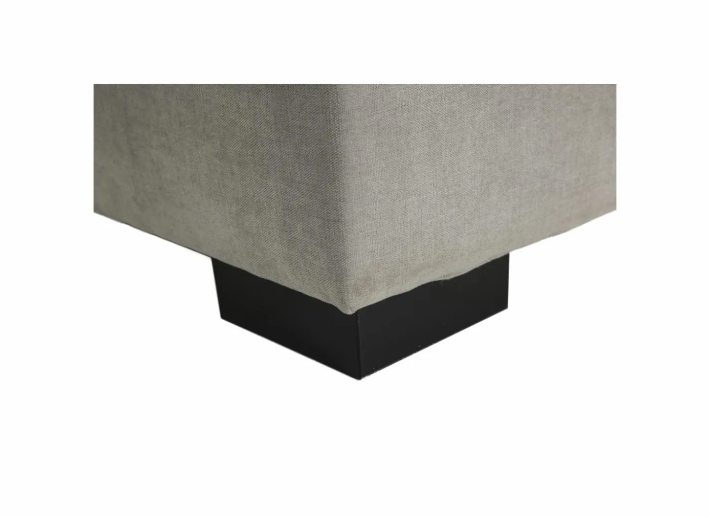 Bedbox Nagol A 120x200cm - stof - zilver met opbergruimte